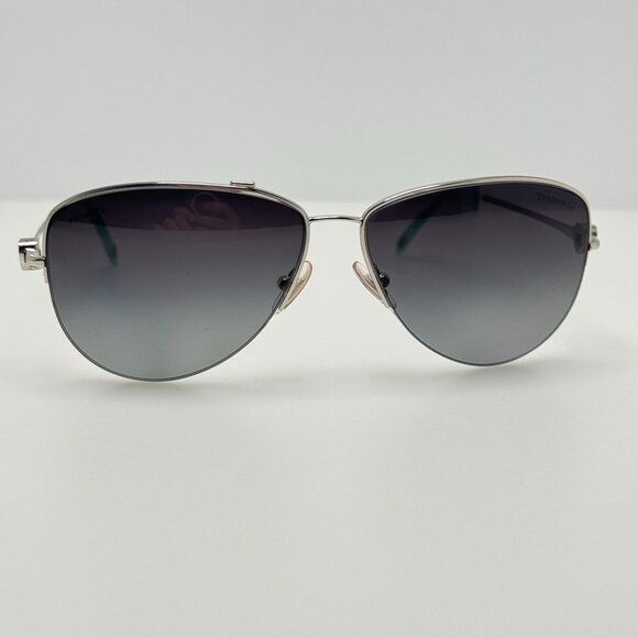 Tiffany Sunglasses TF 3021 6037/T3 Italy Polarized 60-14-135 Read Description - Picture 1 of 9